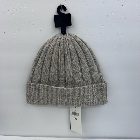 POLO RALPH LAUREN, GREY BEANIE, ONE SIZE FITS, 50% WOOL 50% NYLON, UNISEX - Picture 6 of 11